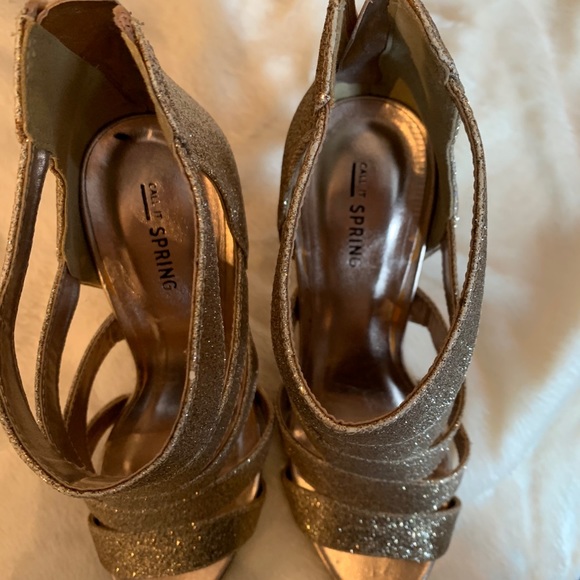 Brand new Spring gold heels - Picture 3 of 5